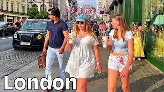 Summer In London Central London Evening After Heatwave Embankment To Piccadilly Via Covent Garden