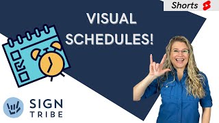 CREATING A VISUAL SCHEDULE // DISABILITY + AUTISM SUPPORT // SIGN TRIBE