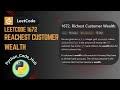 Leetcode 1672 (reachest customer wealth) using PYTHON