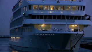 One Of About 50 Cruise Ships Set To Visit Arrived In CLE This Morning.