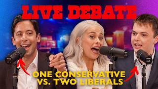2 Liberals vs. 1 Conservative: BAR FIGHT | Michael Knowles, Adam Mockler & Cecilia Rae