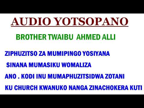 TWAIBU AHMED ALLI ZIPHUZITSO ZAMMIPINGO YOMALIZA