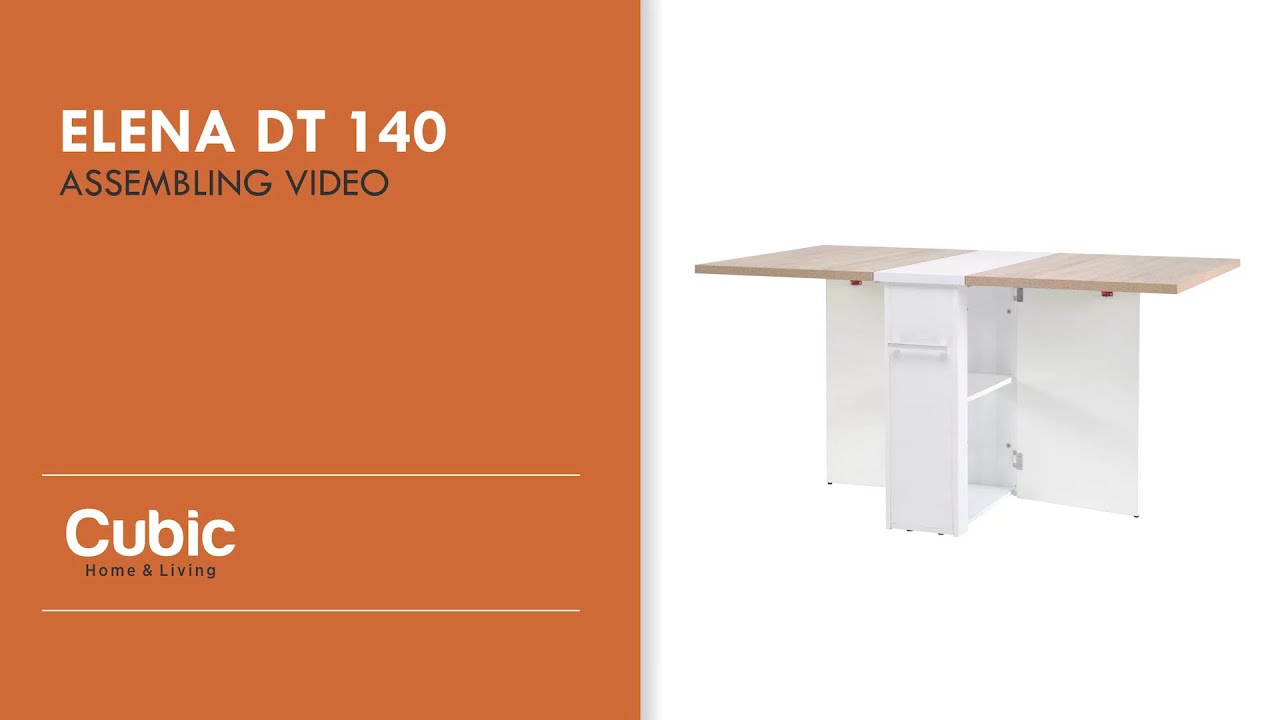 TUTORIAL PERAKITAN ELENA DT 140 - MEJA MAKAN MINIMALIS