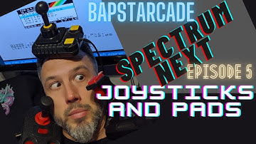 What Joysticks work with the Spectrum Next? #spectrumnext #joysticks #gamepads #bapstarcade
