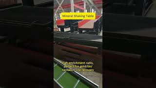 Mining Secret! Shaking Table Separate Gold/Tin/Tungsten, Ultra High Recovery #gravityseparation