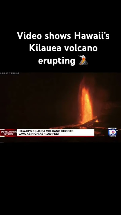 Video shows Hawaii’s Kilauea volcano erupting #volcano #hawaii #kilauea