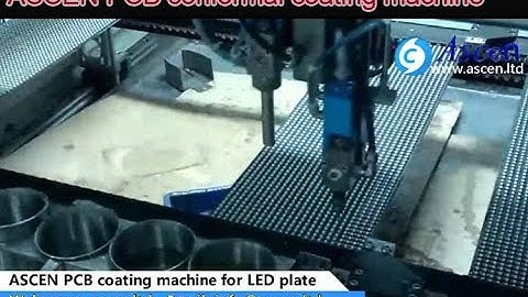 LED conformal coating machine