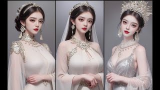 TCH.AI | AI LOOKBOOK Beauties | Wedding Dress collection 01 | #stablediffusion #aiart