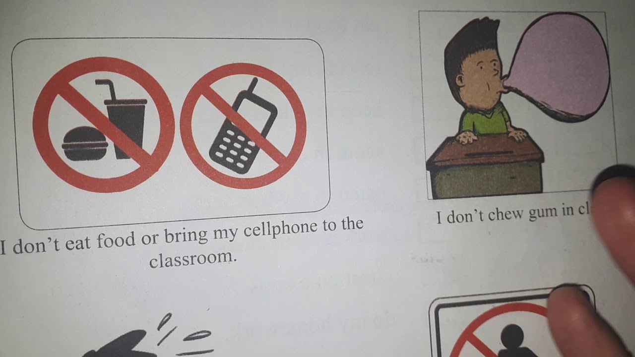 الانجليزية الأولى متوسط Me and my school page 100,101,102,103,104,105
