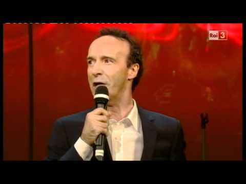 Roberto Benigni canta "Le proprietà di Berlusconi" (da "Vieni via con me" 8 novembre 2010)