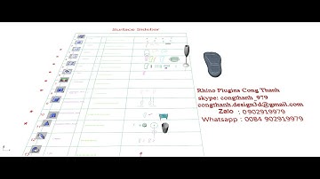 Học Rhino cơ bản cho đế giày, hướng dẫn sử dụng các công cụ tạo mặt 3D - BÀI 3