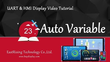 23-Auto Variable for UI Editor II of HMI/UART TFT LCD Display Module
