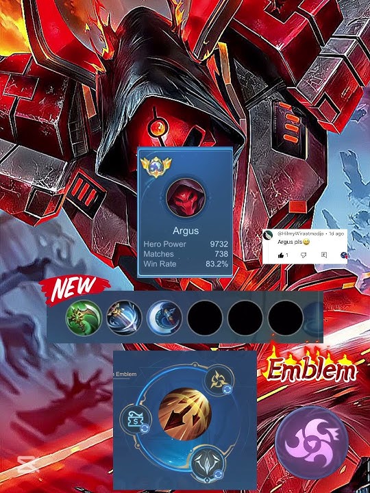 Argus Best build 2025 (EXP lane) | Argus MLBB #mobilelegends #mlbb   #argus
