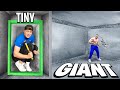 Tiny vs Giant Unbreakable Box