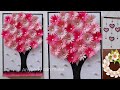 EASY PAPER TREE ROOM DECOR | DIY PAPER WREATH | PAPER WALL HANGING | BEST FROM WASTE