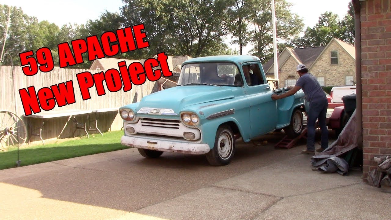 1959 Chevy Apache (new project) first start in years will it run