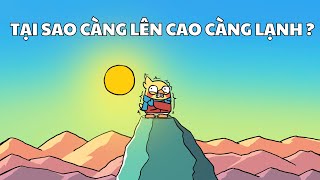 Tại sao lên đỉnh núi gần Mặt Trời hơn nhưng vẫn lạnh?