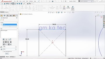 #SolidWorks || Exercises ||for || Beginners - 7     How to use text & point command in solidworks ?