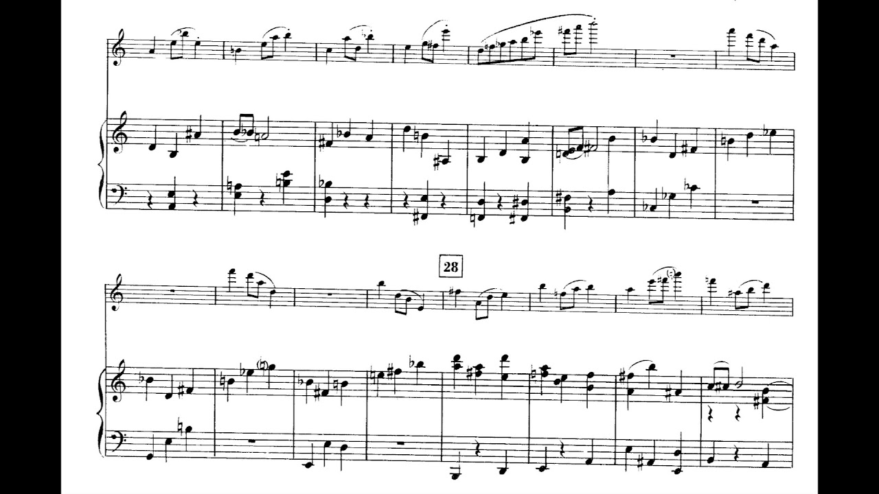 André Jolivet - Flute Concerto (1949) [Score-Video] - YouTube