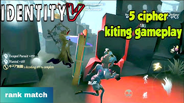 Identity V : 5 cipher kite with perfumer (rank gameplay)
