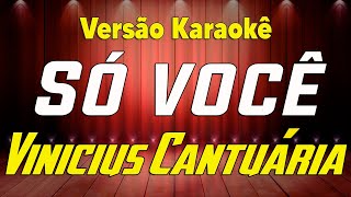 Video thumbnail of "Vinicius Cantuária Só você Karaokê"