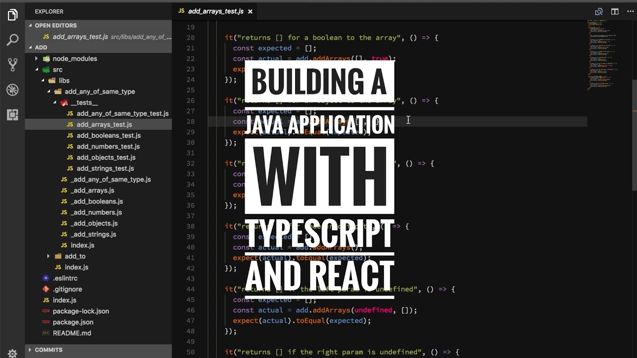 React typescript npm. Java react.