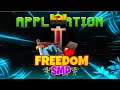 The best application for freedom smp freedomsmp freedomsmpapplication applicationforfreedomsmp