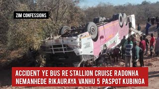 Accident Ye Bus Re Stallion Cruise Radonha Nemanhede Rikauraya Vanhu 5 PaSpot KuBinga