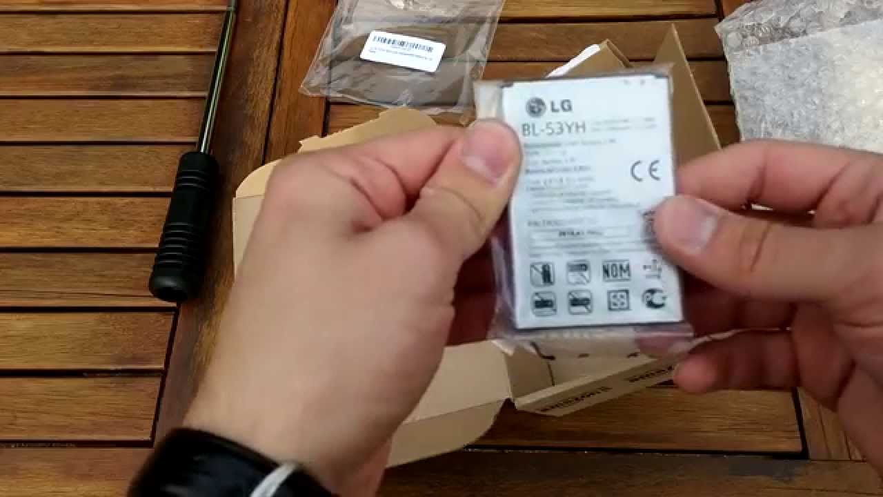 Replacement 'spare' battery for LG G3 unboxing | 4K