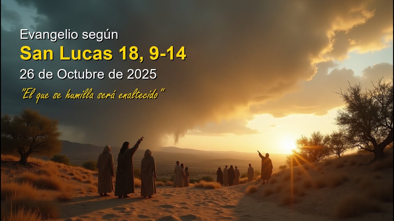 26 de Oct 2025 - Evangelio según San Lucas 18, 9-14 Musicalizado - YouTube