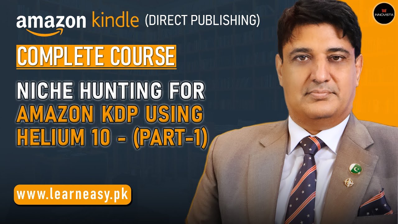 9  Niche Hunting for Amazon KDP using Helium 10 (Part-1)