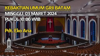 Puasa - Persiapan bertemu Tuhan - Ibadah Minggu 03 Maret 2024 | Pdt. Eko Aria