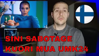 Sini Sabotage - Kuori mua | UMK24 Finland Eurovision 2024 reaction