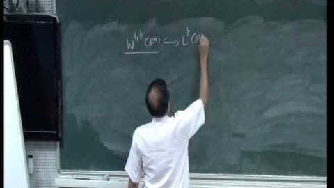 11 Adimurthi - Basics of functional analysis, Sobolev spaces