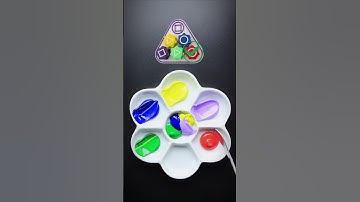 Guess the mixed colors of Squid Game 2 #colormixing #satisfying #sqiudgame #squidgame2