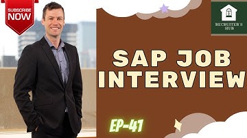 SAP JOB INTERVIEW - SAP BASIS CONSULTANT - #SAPBASIS