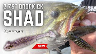 2.75" DROPKICK SHAD by Great Lakes Finesse - New for 2025
