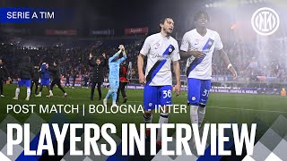 BISSECK AND DARMIAN | BOLOGNA 0-1 INTER | PLAYERS INTERVIEW 🎙️⚫🔵