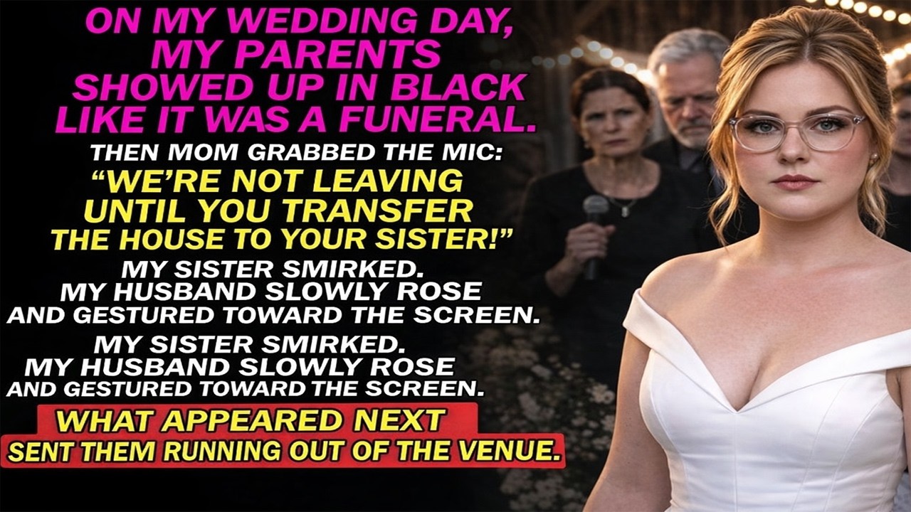 They Dressed for a Funeral at My Wedding — My Husband Ended It in One Move