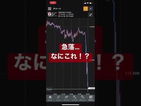 ウクライナ侵略で急落… なにこれ… 株 為替 FX大暴落　#shorts