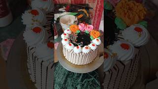 new model chocolate sprinkle rice unique design chocolaty cake #cake #howtomakechocolateathome 🎂