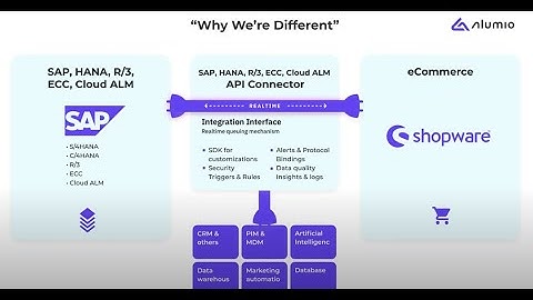 Shopware - SAP: Why is our Shopware SAP integration (R/3, ECC & S4/HANA) unique? - Alumio