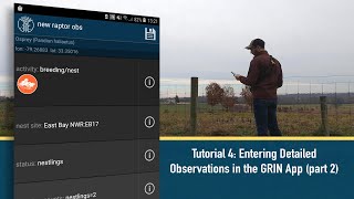 Tutorial 4: Entering Detailed Observations in the GRIN app (part 2)