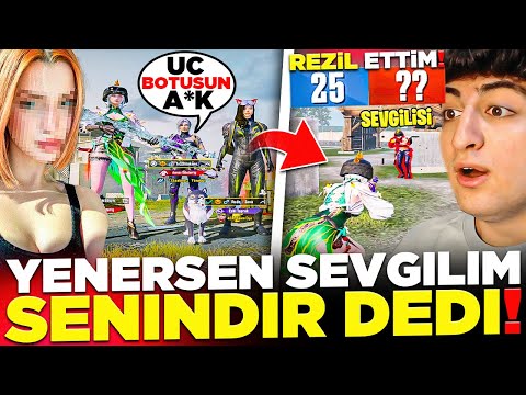 YENERSEN SEVGİLİM SENİN DEDİ❗ 1 LVL HESABIMLA DALGA GEÇİP HAKARET ETTİ 😡 (REZİL ETTİM❗) PUBG Mobile