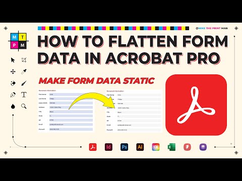 How to Flatten Form Fields in Acrobat Pro for Variable Data Printing