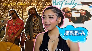 THE MIGOS ARE OVER?! HOTEL LOBBY - Quavo & Takeoff music video REACTION