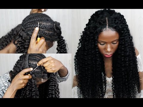 New Technique! NO SEW IN Weave NO Leave Out CROCHET Your ...