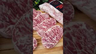Australia meltique beef HOKUBEE sirloin whole n steak cuts very tender like taufu or wagyu beef