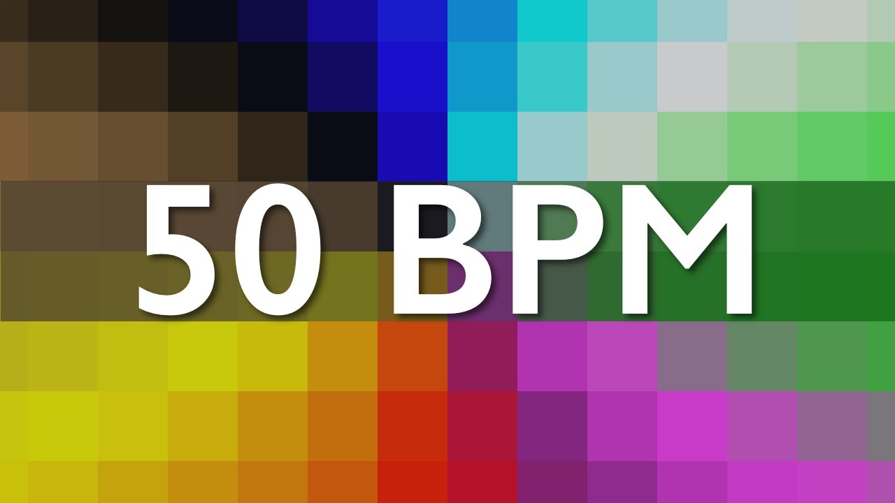 LED lights 10 hours - 50 BPM - Color Changing Screen Metronome - No ...