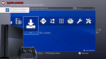 PS4 Jailbreak PS Phwoar 1.4 Exploit Host Menu 